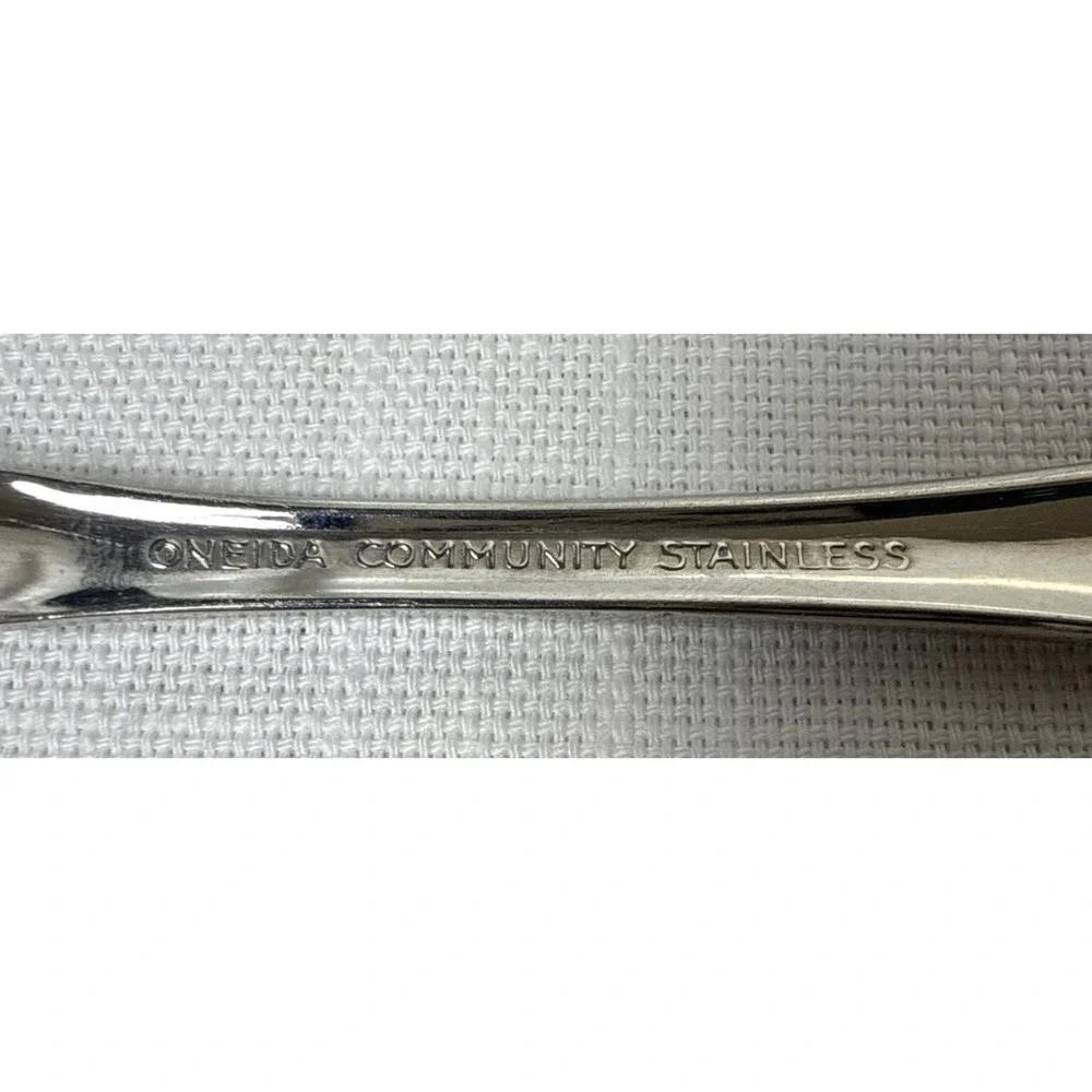Oneida‎ Plantation Soup Spoons X9 Stainless Steel Community Flatware